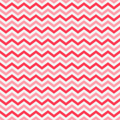 Zigzag pink, white seamless pattern. Geometric Happy Valentine background. Print cloth, label, cover, card, website, wrapper.