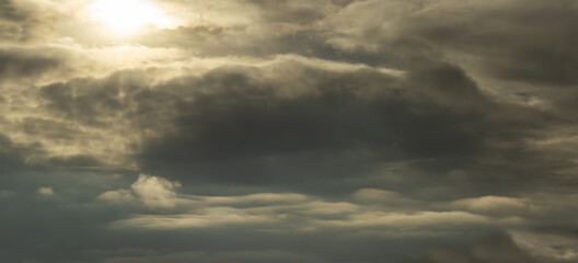 Obraz premium Fantastische Wolken am Himmel.