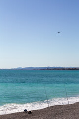 Fisherman sleeps while plane arrives at Nice airport