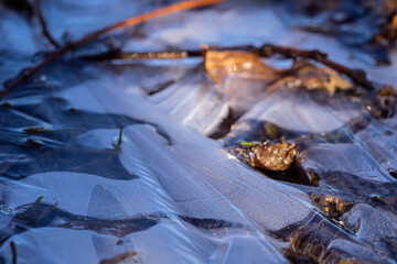 The first icing of the year in the park