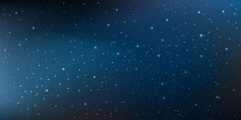 Beautiful galaxy background with nebula cosmos, Stardust and bright shining stars in universal, Vector illustration.