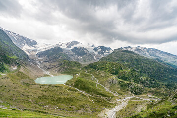 Fototapeta na wymiar Schweiz Swiss Berge Eis Gletscher See