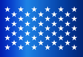 Amazing stars in blue background