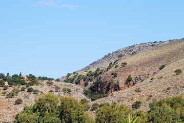 Fototapeta na wymiar Berg in Griechenland, Kreta Landschaft