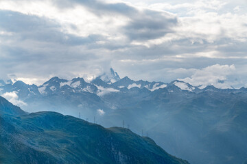 Schweiz Swiss Berge Schnee Himmel Eis Gletscher
