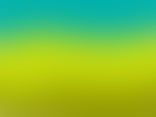 Gradient background with in cyan, yellow and green, gradient soft fog or hazy lighting and pastel colors