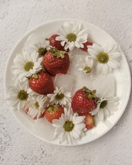 strawberries and cream