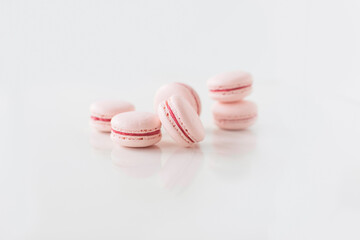 pink macarons