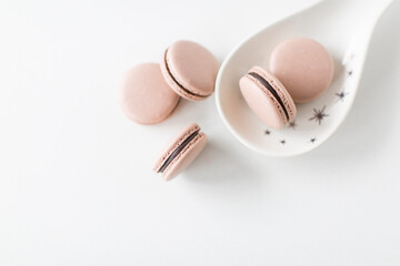 chocolate macarons