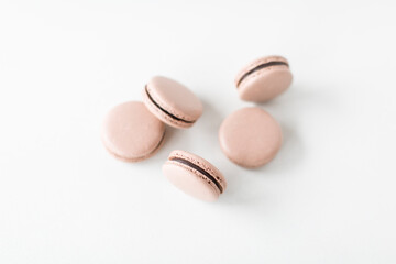 chocolate macarons