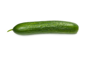 Cucumber isolated on white background.
