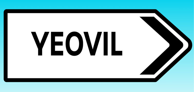 Yeovil Road sign
