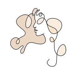 abstract female face 3