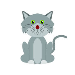 children's drawing of stray cat