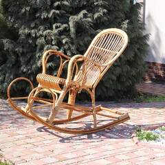 rocking chair in the park