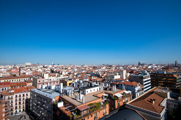 Fototapeta premium Madrid skyline view (Spain)