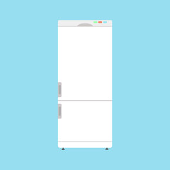Illustration of fridge icon. Vector illustration.