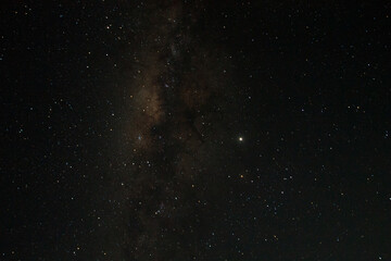 Austral sky milky way detail taken from Tanzania