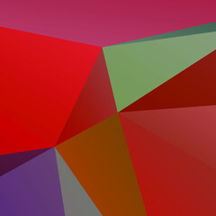 Abstract Color Polygon Background Design, Abstract Geometric Origami Style With Gradient