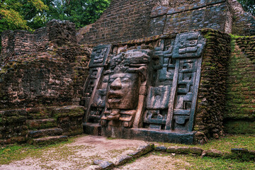 Lamanai Mayan ruins in Belize.