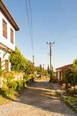 Fototapeta na wymiar Old Doğanbey Village, Turkey