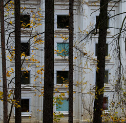 old abandoned building