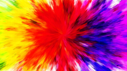Abstract rich colorful, splash art background. 