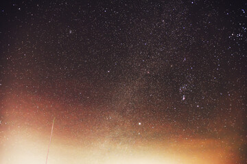Universe in the night sky.