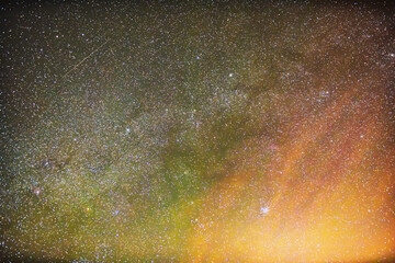 Universe in the night sky.