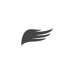 wing logo template vector icon illustration
