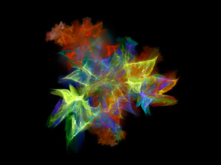 surreal futuristic digital 3d design art abstract background fractal illustration for meditation and decoration wallpaper