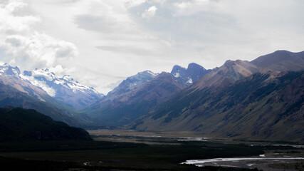 Valley of the Rio de las Vueltas in Patagonia Argentina, El Chalten Santa Cruz