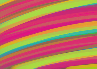 Abstract colored background from lines. Chaotically intersecting lines. Handmade with a graphic pen. Multi-colored illustration of chaos. Simple picture.