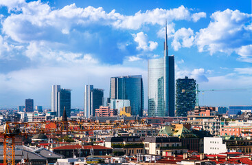 Fototapeta premium Milano skyline
