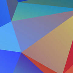 Abstract Multicolor Polygon Background Design, Abstract Geometric Origami Style With Gradient