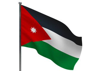 jordan flag on pole icon