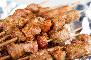 Roasted Lamb shashlik, Shish kebab