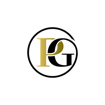 pg luxury logo design vector icon