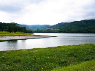 北海道の湖。