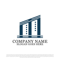 flat design M initial building logo design idea, best for simple real estate logo design idea