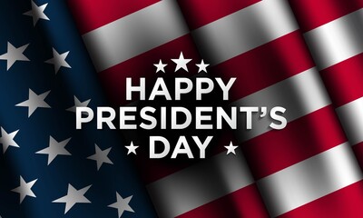 President's Day Background Design. Vector Illustration.