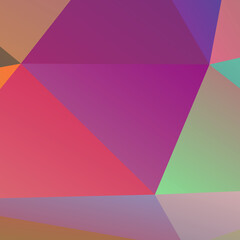 Abstract Color Polygon Background Design, Abstract Geometric Origami Style With Gradient