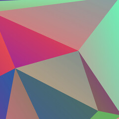 Abstract Color Polygon Background Design, Abstract Geometric Origami Style With Gradient