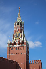 Fototapeta na wymiar Spasskaya Tower of the Kremlin . Moscow