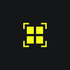 logo window icon templet vector properti