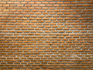 Bricks wall of red color