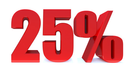 25 Percent off 3d Sign on White Background, Special Offer 25% Discount Tag, Sale Up to 25 Percent Off,big offer, Sale, Special Offer Label, Sticker, Tag, Banner, Advertising, offer Icon