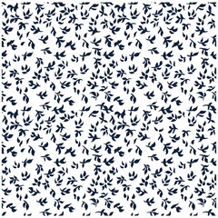 Illustration pattern little leaves design for fashion or other products.