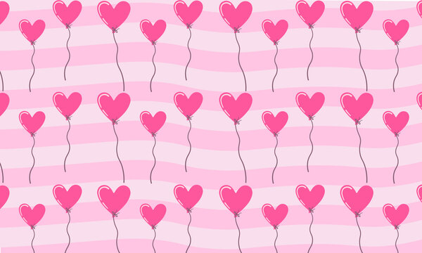 love background illustration seamless lined retro style love concept background