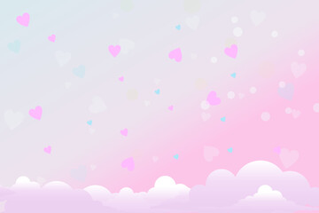 Happy valentines day beautiful background